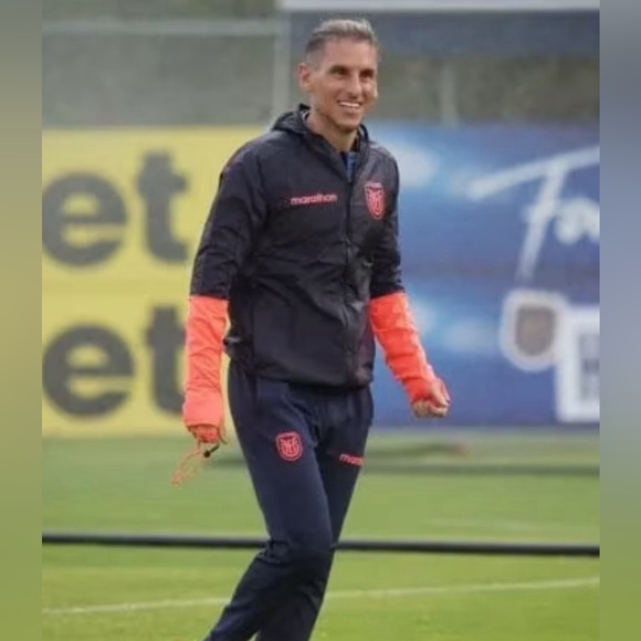 Marathon Authentic Ecuador National Team Windbreaker Raining Jacket Men’s Sz: XL - Picture 3 of 6